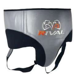 Rival RNFL10 Leather 360 Groin Protector – Blue/Black -Champion Boxing Shop rival RNFL10 grey 02 large 2