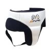 Rival RNFL10 Leather 360 Groin Protector – White/Black