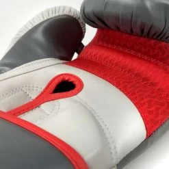 Rival RS80V Impulse Sparring Gloves – Grey/Red/White -Champion Boxing Shop rs80grey01