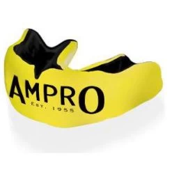 Ampro Custom Made Dentist Pro Mouthguard – Black & Yellow