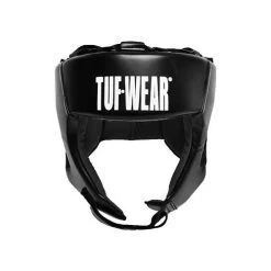 Tuf Wear PU Open Face Headguard – Black