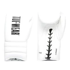 Tuf Wear Infinity Leather Lace-Up Gloves – White