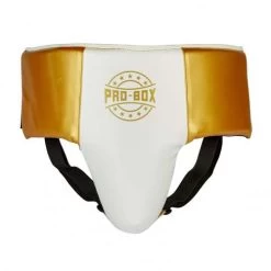 Pro-Box Champ Spar Abdo Guard – White/Gold
