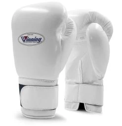 Winning MS Training Hook&Loop Boxing Gloves – Black -Champion Boxing Shop winning 5 1